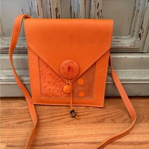 Leather crossbody